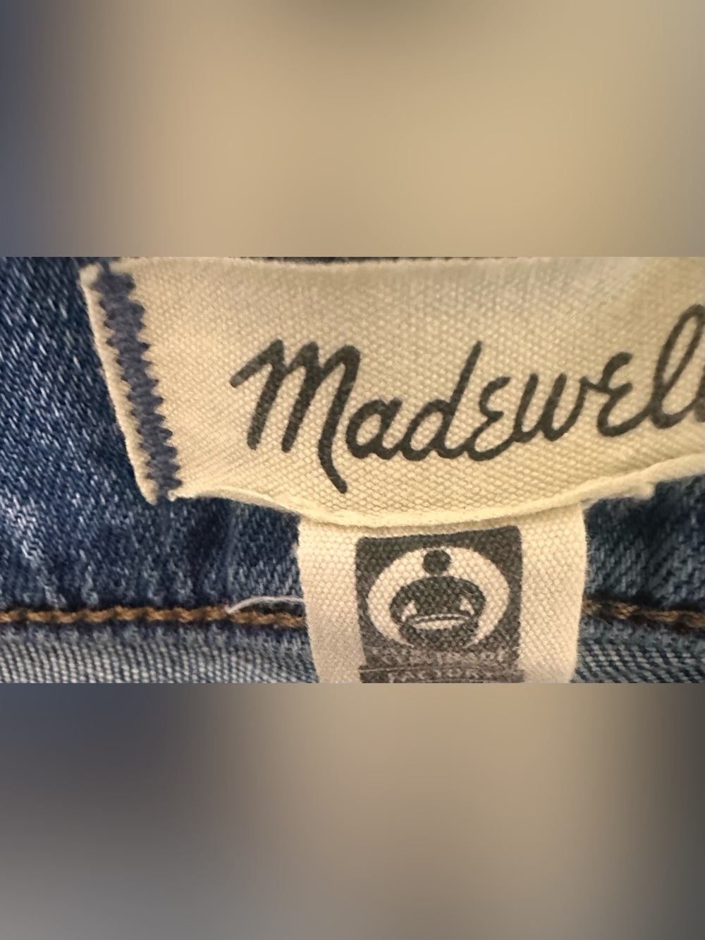 Madewell Mid Rise Kick Out Jeans Medium Blue Women’s Size 26 - Picture 5 of 6